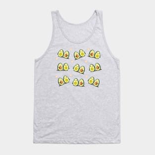 Two Halves Avocado Pattern Tank Top